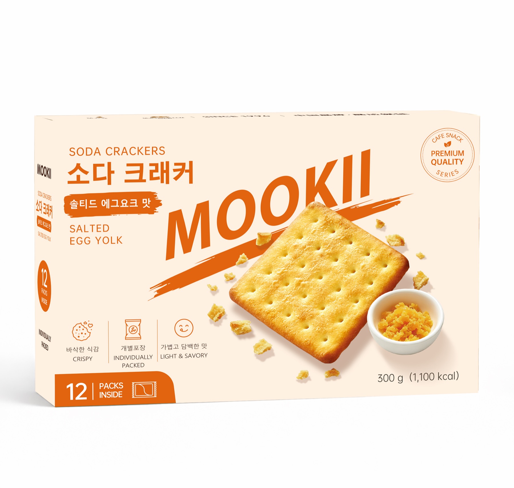 MOOKII scallion and cream cheese soda cracker box